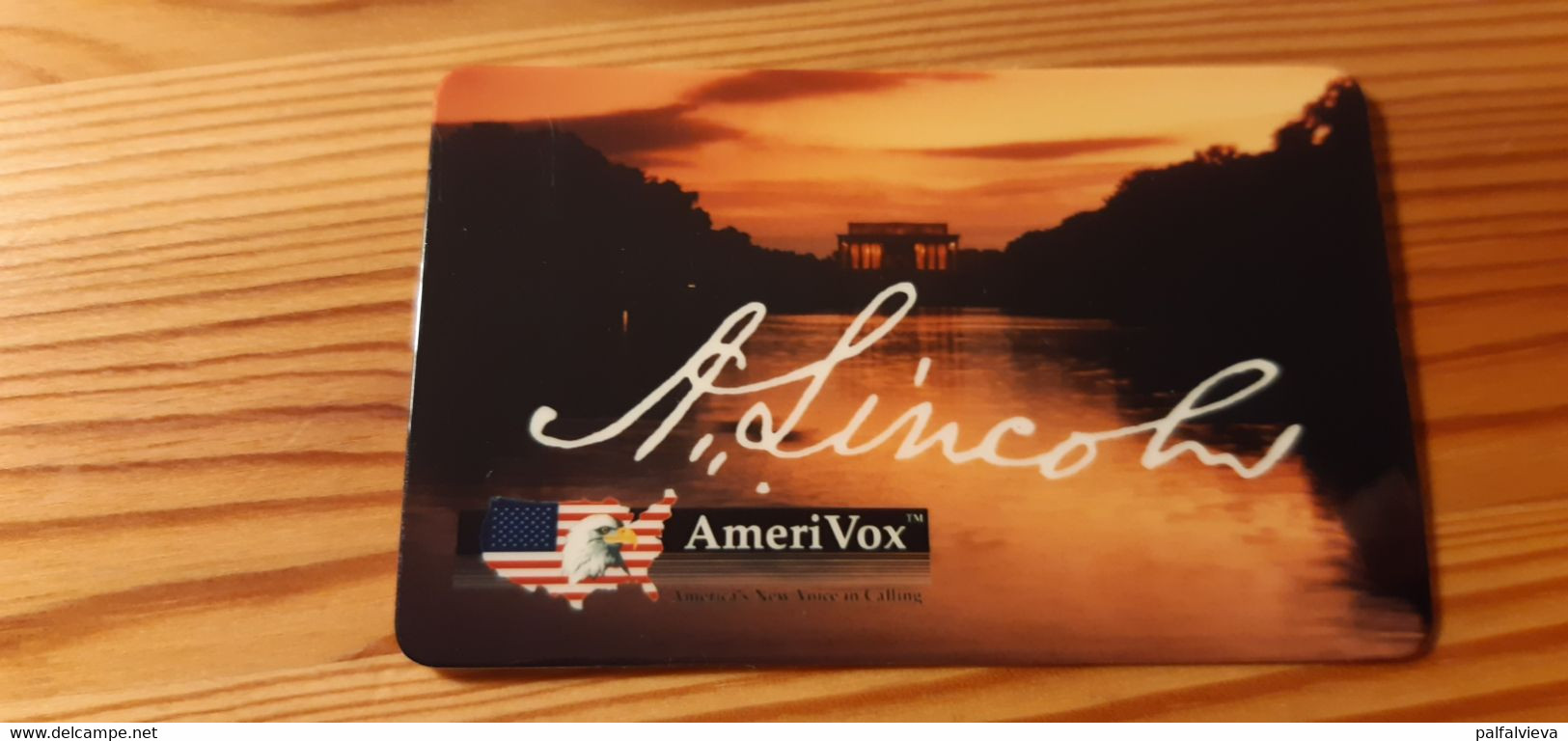 Prepaid Phonecard USA - AmeriVox - Lincoln Memorial - Amerivox