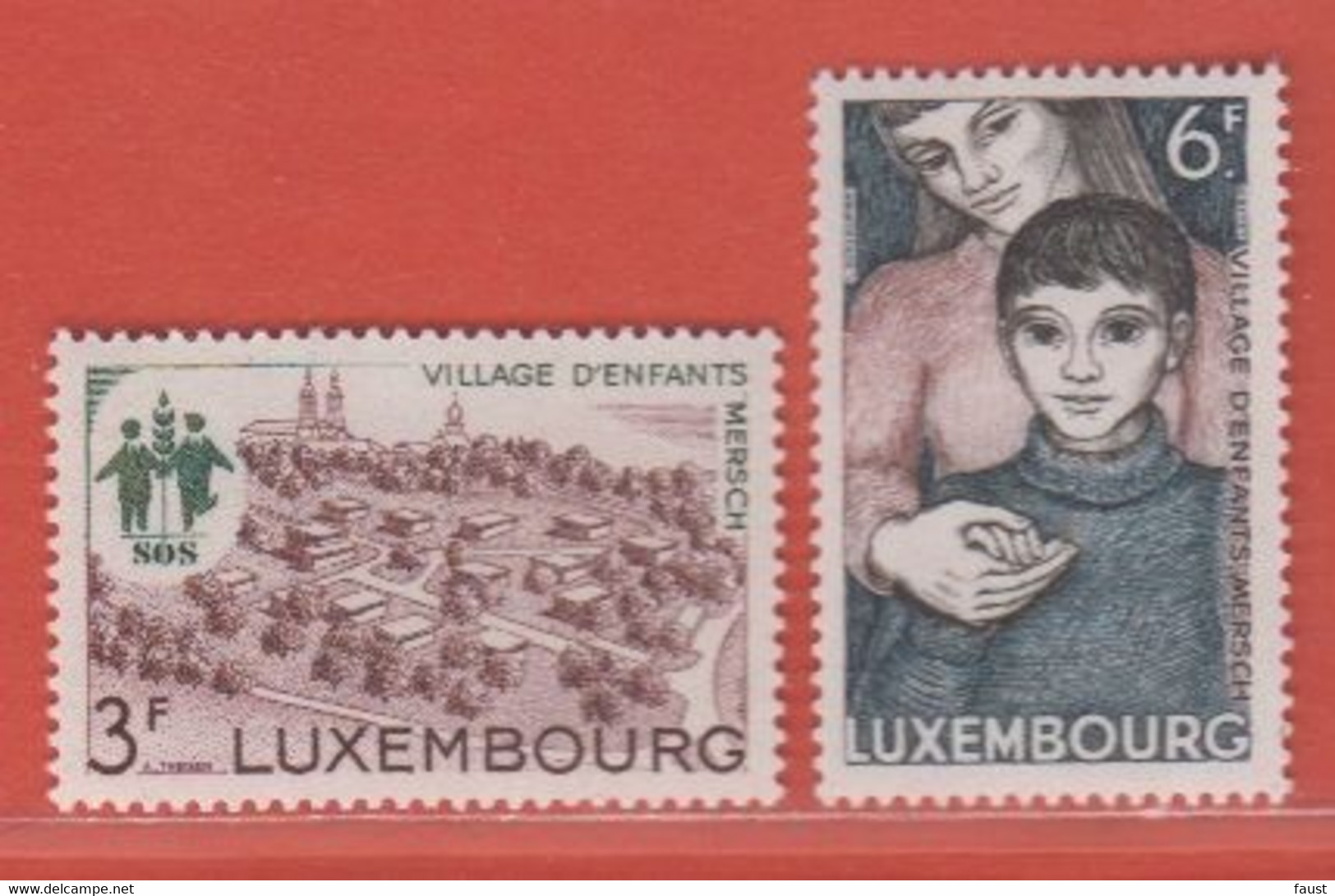 1968 ** Luxemburg (sans Charn., MNH, Postfrisch)  Yv  726/7	Mi  775/6 - Other & Unclassified