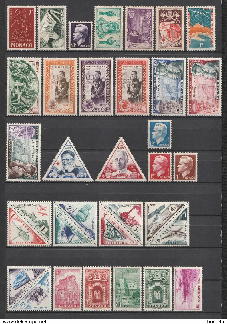 ⭐ Monaco - Lot De Timbres ⭐ - Collections, Lots & Series