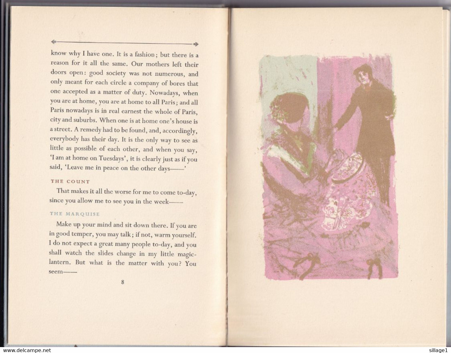 A Door Must Be Either Open Or Shut A Proverb By Alfred De Musset Illustrated By Alistair Grant Miniature Books The Rodal - Dagboek En Briefwisseling