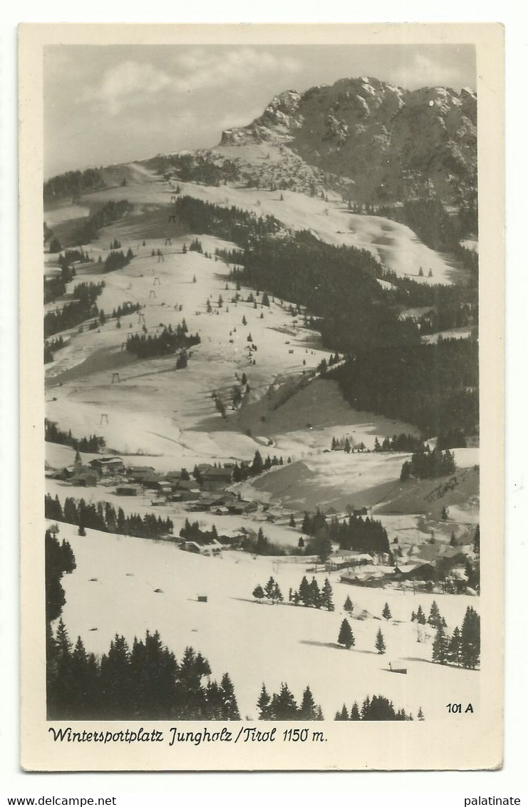 Jungholz Tirol 1150m Wintersportplatz Foto-AK Um 1950 - Jungholz