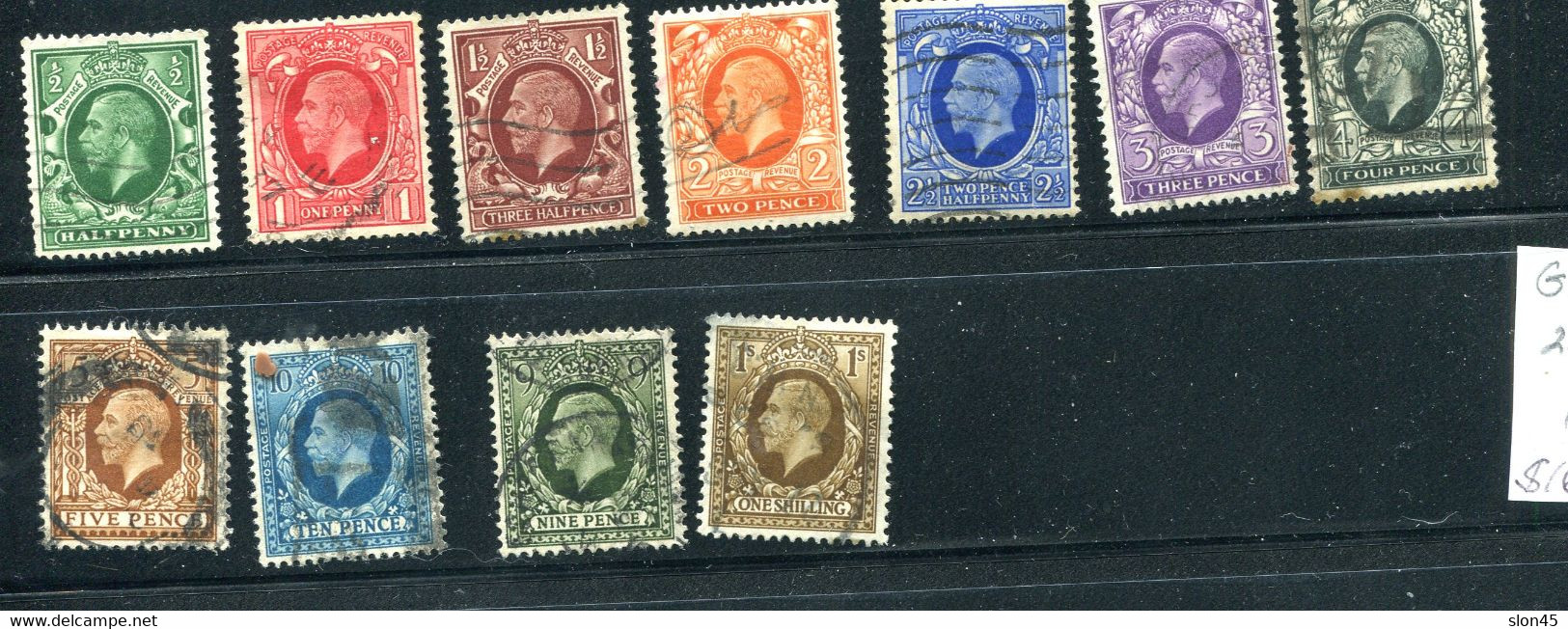 Great Britain 1935/6 Sc 210-20 Used 11783 - Gebraucht