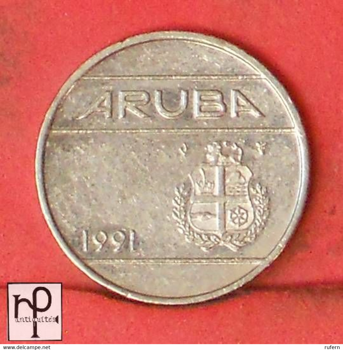 ARUBA 25 CENTS 1991 -    KM# 3 - (Nº46011) - Aruba