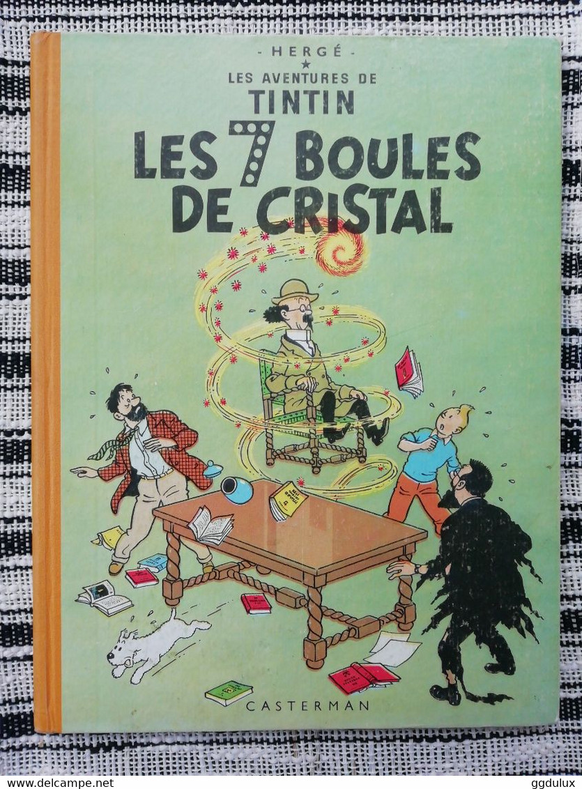 Tintin 7 Boules De Cristal B11 1954 - Hergé