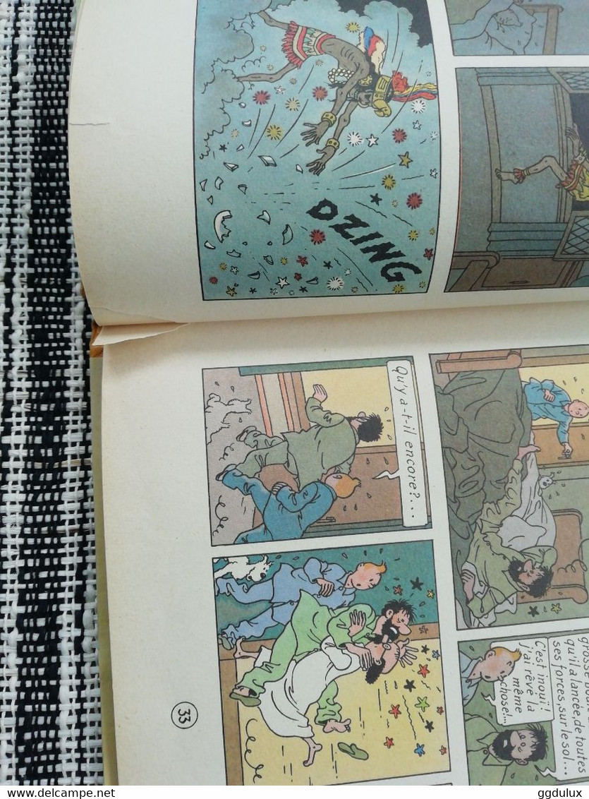 Tintin 7 boules de cristal B11 1954