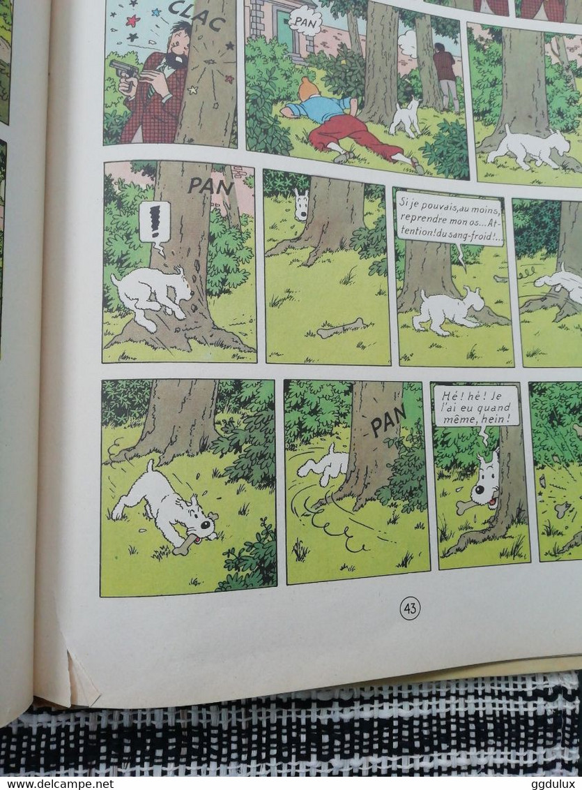 Tintin 7 boules de cristal B11 1954