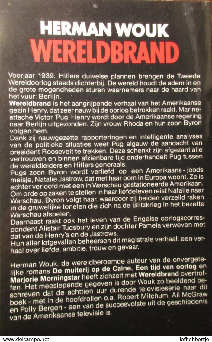 Wereldbrand - Door Herman Wouk - 1983 - WO II - Guerra 1939-45