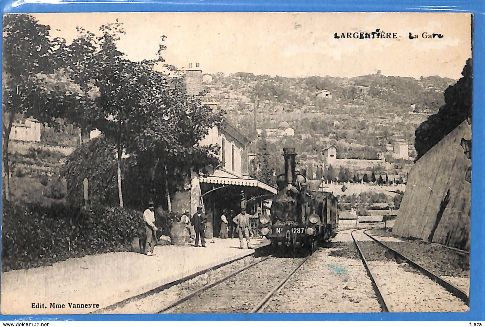 07 - Ardèche  -  Largentiere - La Gare -  Train   (N6677) - Largentiere