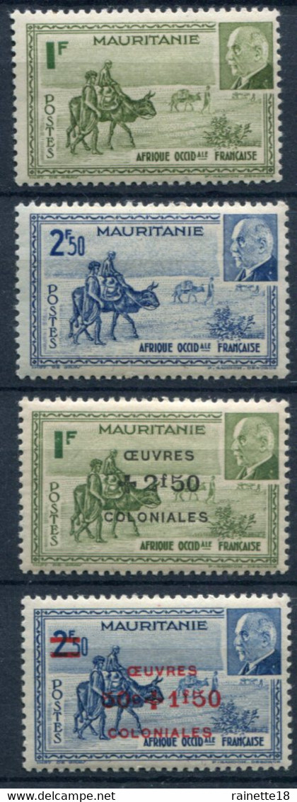 Mauritanie         123/124  ** 131/132 ** - Ongebruikt