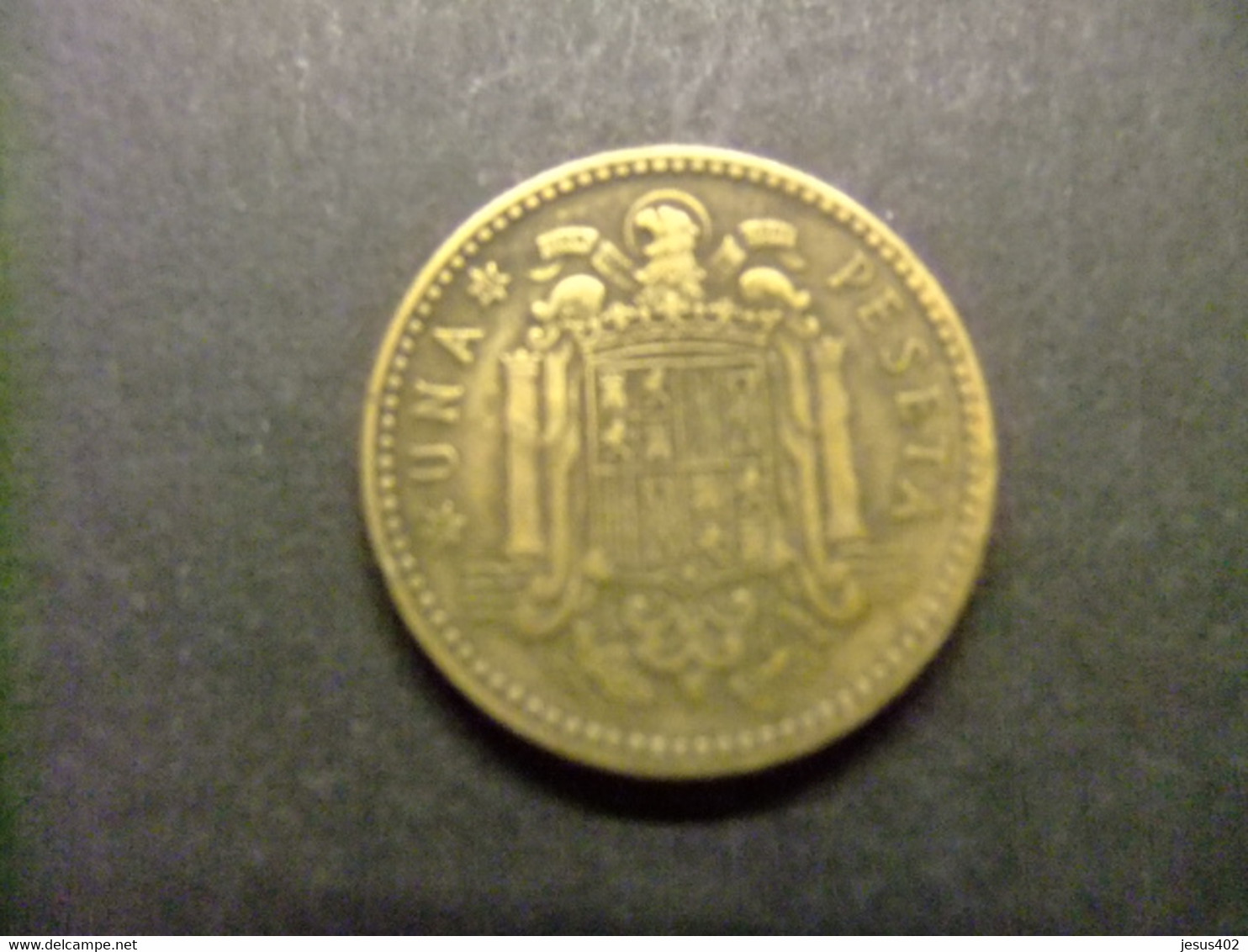 ESPAÑA ESPAGNE SPAIN / PESETA FRANCO 1947 ESTRELLA 1949 - 1 Peseta