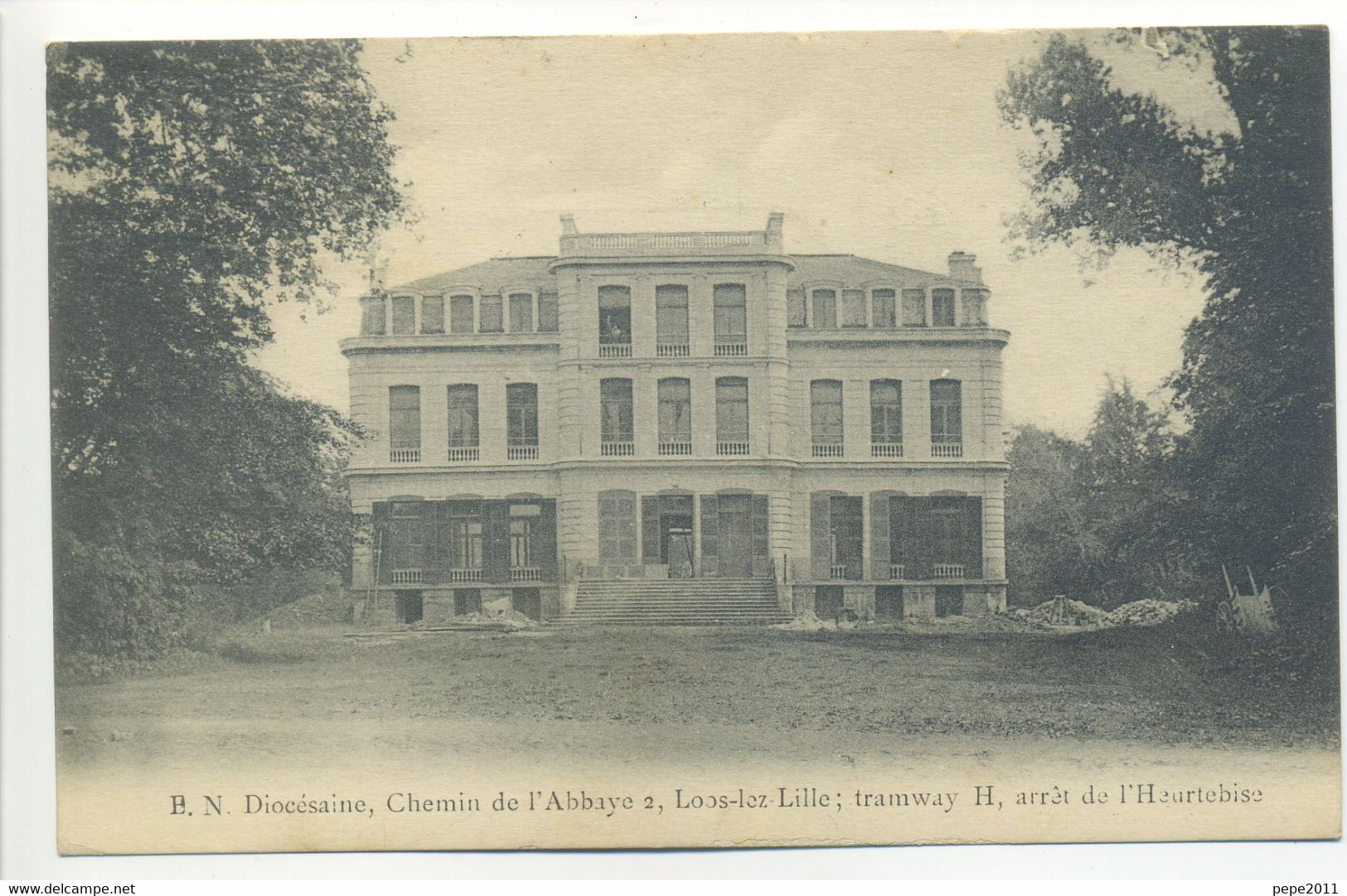 CPA 59 LOOS Les LILLE - Ecole Normale Diocésaine, Chemin De L'Abbaye - Loos Les Lille