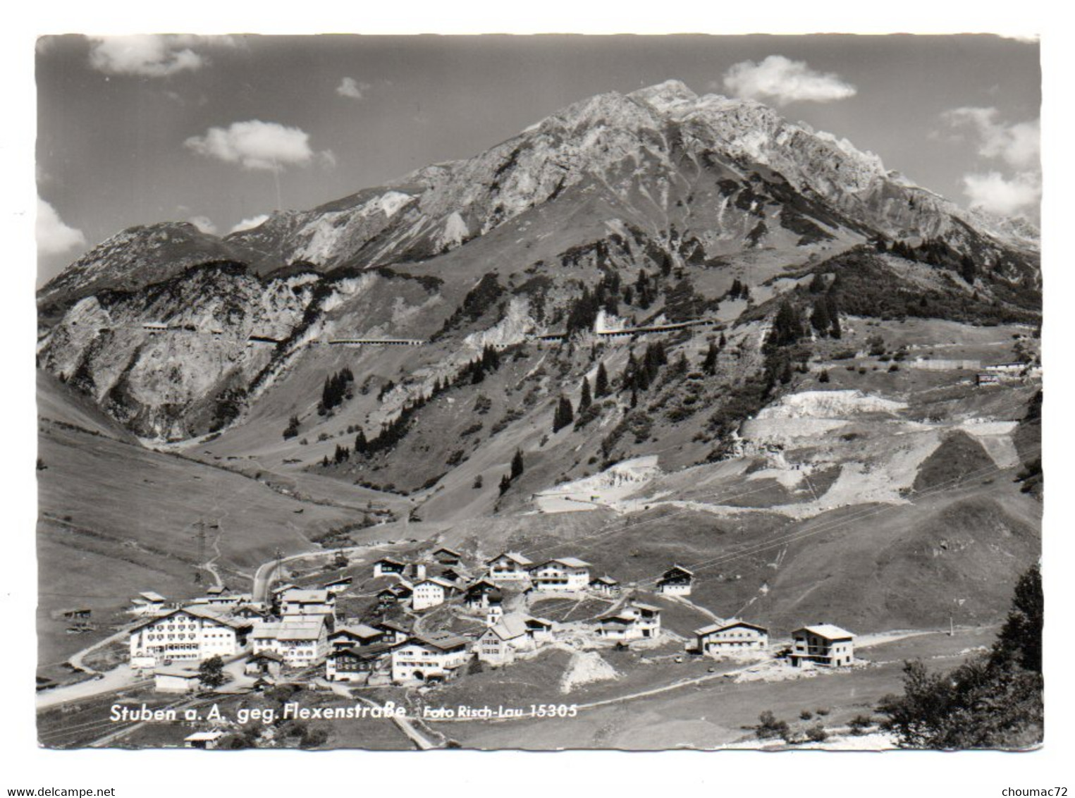 GF Autriche Vorarlberg 014, Stuben Am Arlberg Geg Flexenstrasse, Timbre - Stuben