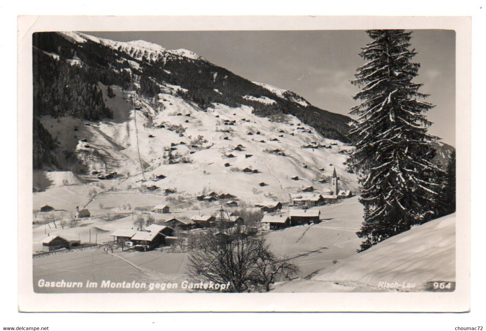 Autriche Vorarlberg 012, Gaschurn Im Montafon Gegen Gantekopt - Gaschurn