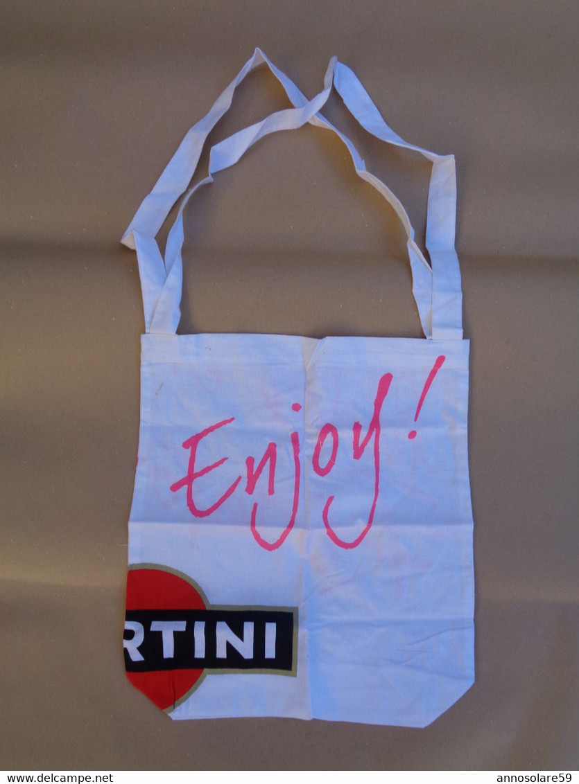 BORSA A TRACOLLO PUBBLICITARIA DELLA *MARTINI* - 40X35 Cm. CIRCA - LEGGI - Taschen