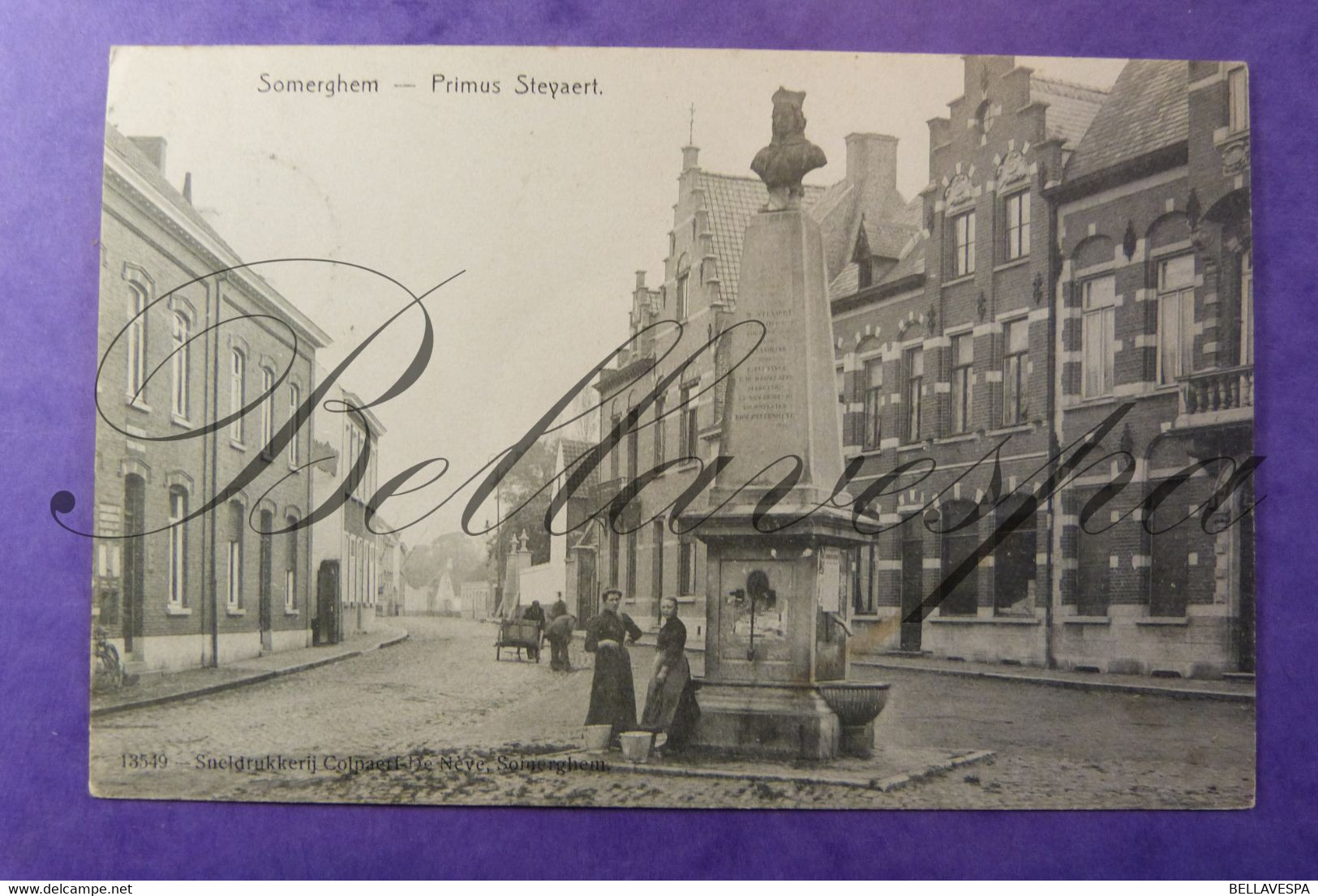 Zomergem Primus Steyaert Dorpspomp. 1908 - Zomergem