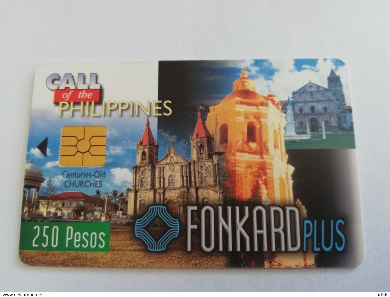 FILPPPINES CHIP  CARD / OLD CHURCHES   Fine Used Card  ** 6424** - Filippijnen