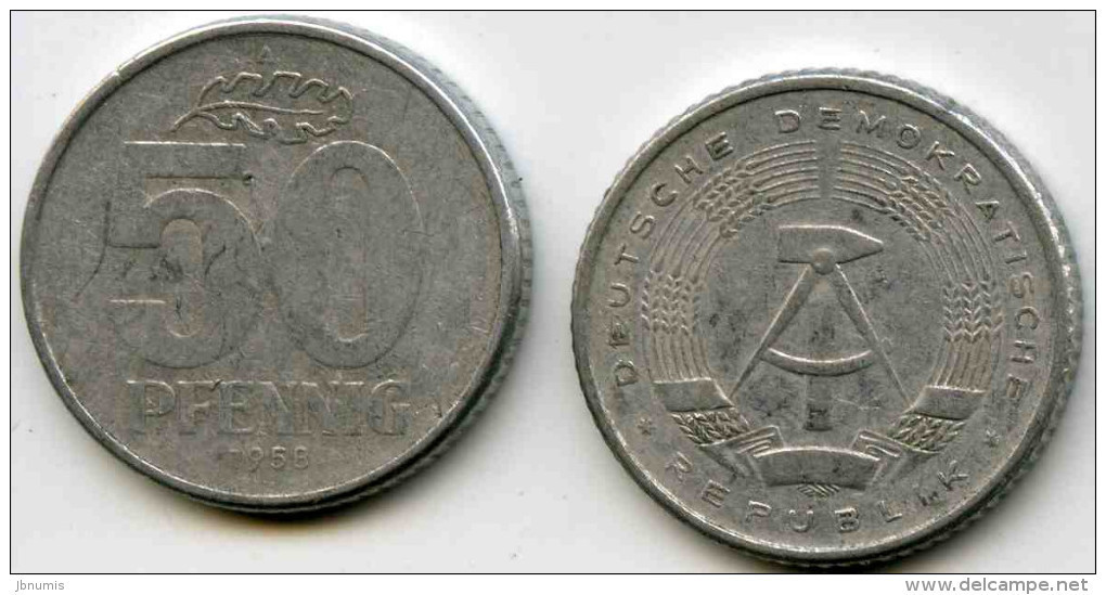 Allemagne Germany RDA DDR 50 Pfennig 1958 A J 1512 KM 12.1 - 50 Pfennig