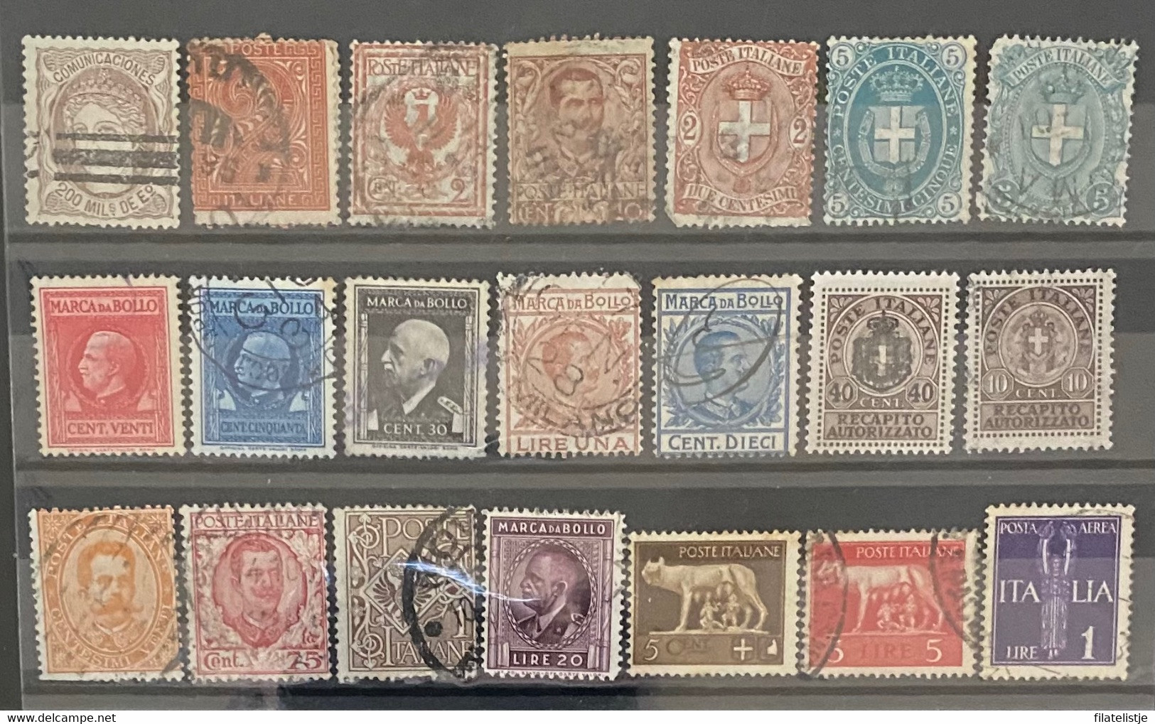 Italië Restje Oude Zegels - Collections