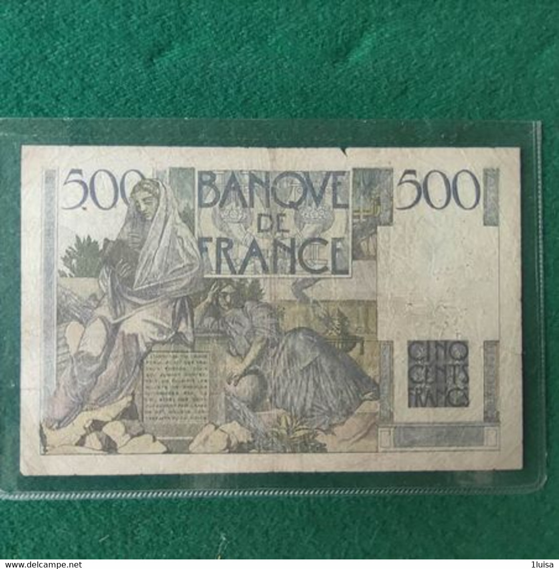 FRANCIA 500 Francs 1946 - 500 F 1945-1953 ''Chateaubriand''