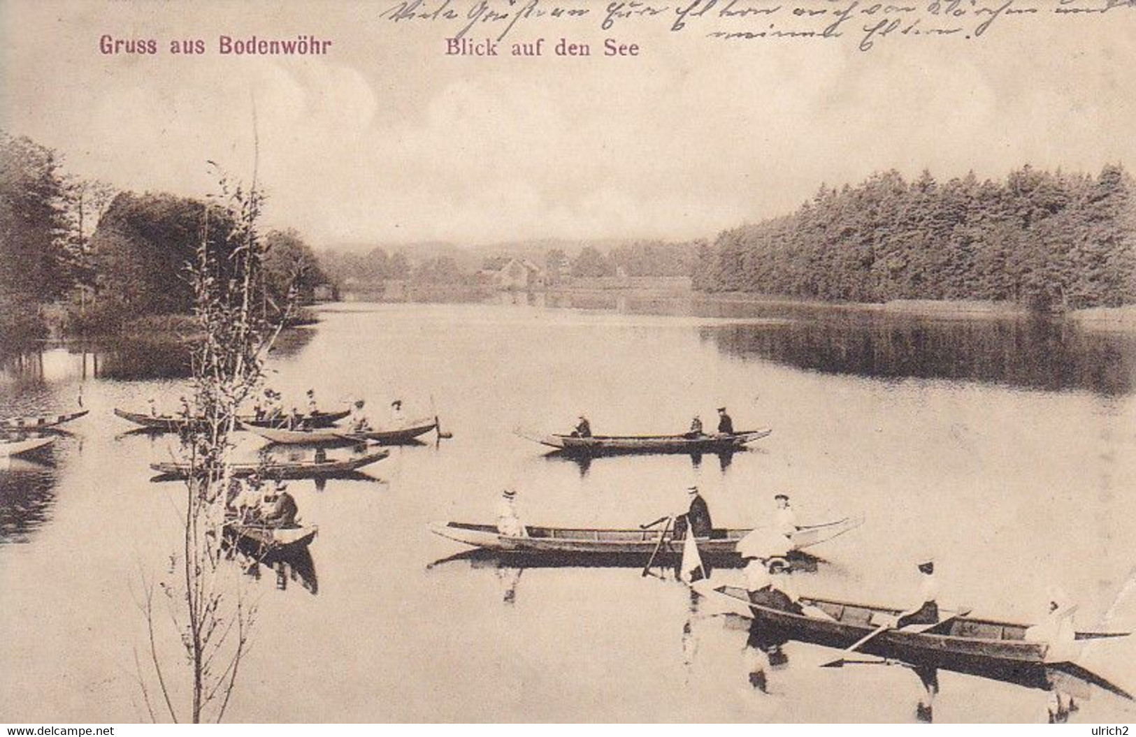 AK Gruss Aus Bodenwöhr - See Ruderboote - Ca. 1910 (58407) - Schwandorf