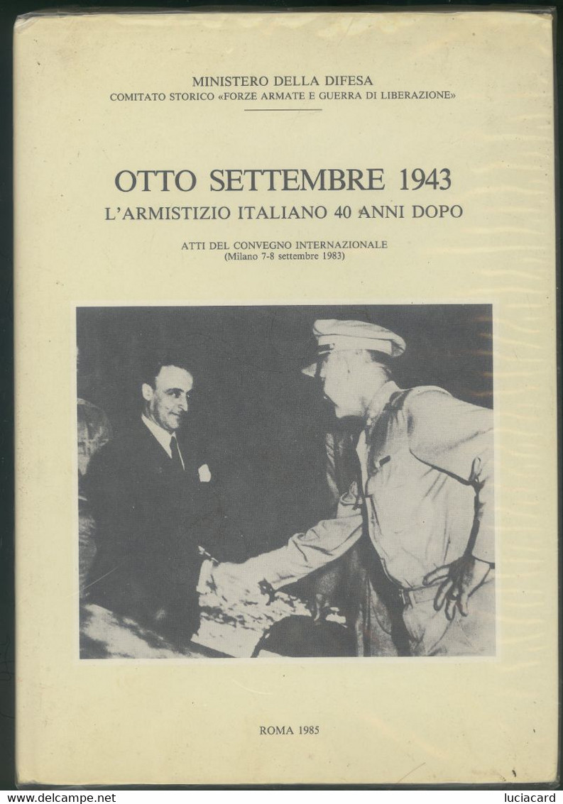 LIBRO OTTO SETTEMBRE 1943 - History