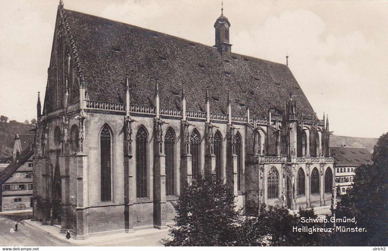 AK Schwäbisch Gmünd - Heiligkreuz-Münster (58425) - Schwaebisch Gmünd