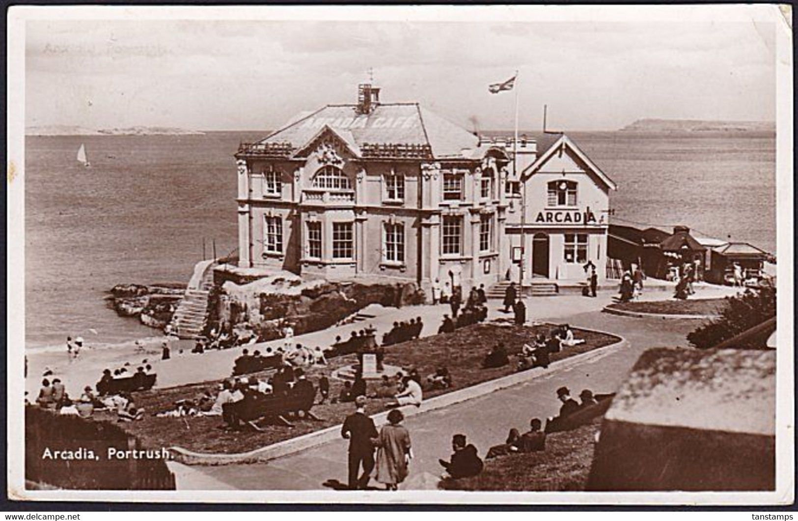 EIRE ARCADIA PORTRUSH RP POSTCARD DUN DEALGAN POSTMARK - Briefe U. Dokumente