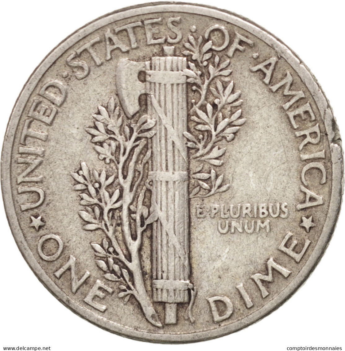 Monnaie, États-Unis, Mercury Dime, Dime, 1943, U.S. Mint, Philadelphie, TTB - 1916-1945: Mercury (kwik)