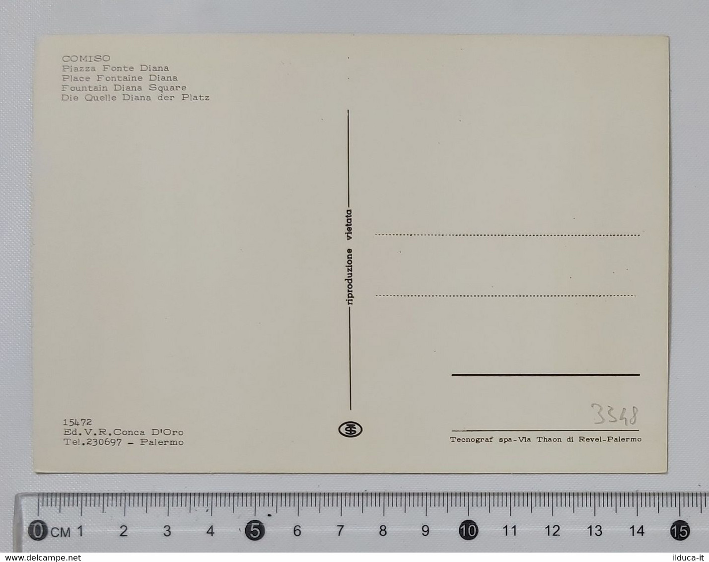 03348 Cartolina - Ragusa - Comiso - Piazza Fonte Diana - Ragusa