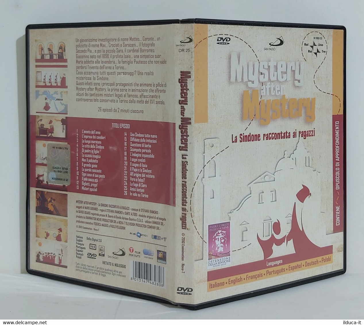 I101828 DVD - Mystery After Mystery - La Sindone Raccontata Ai Ragazzi - Dokumentarfilme
