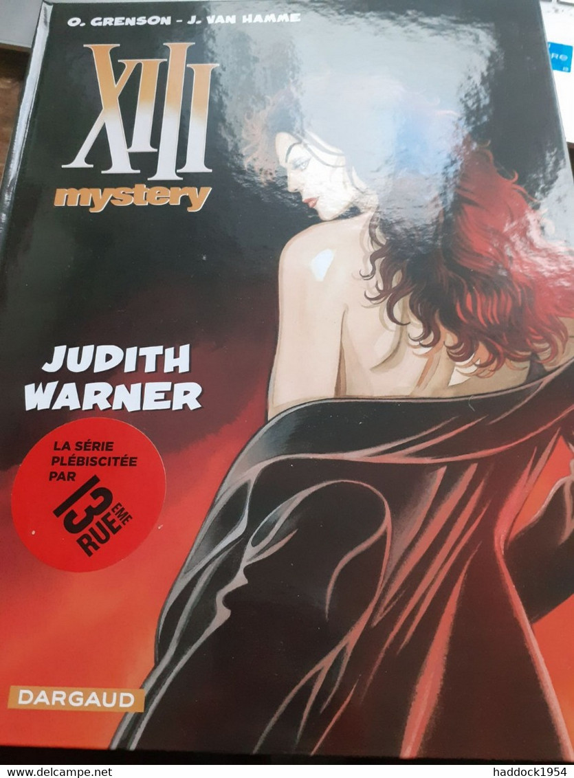 Judith Warner XIII Mystery Tome 13 GRENSON VAN HAMME Dargaud 2018 - XIII