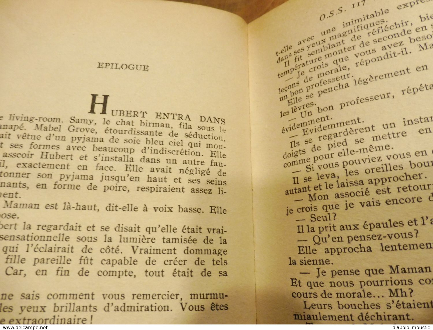 1961  OSS 117  VOIT ROUGE    - par Jean Bruce  (édition Les Presses de la Cité)