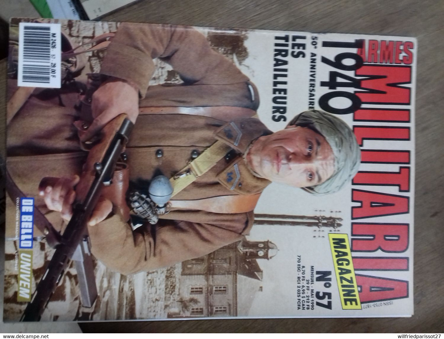 4/  ARMES MILITARIA N° 57 MAGAZINE - Wapens