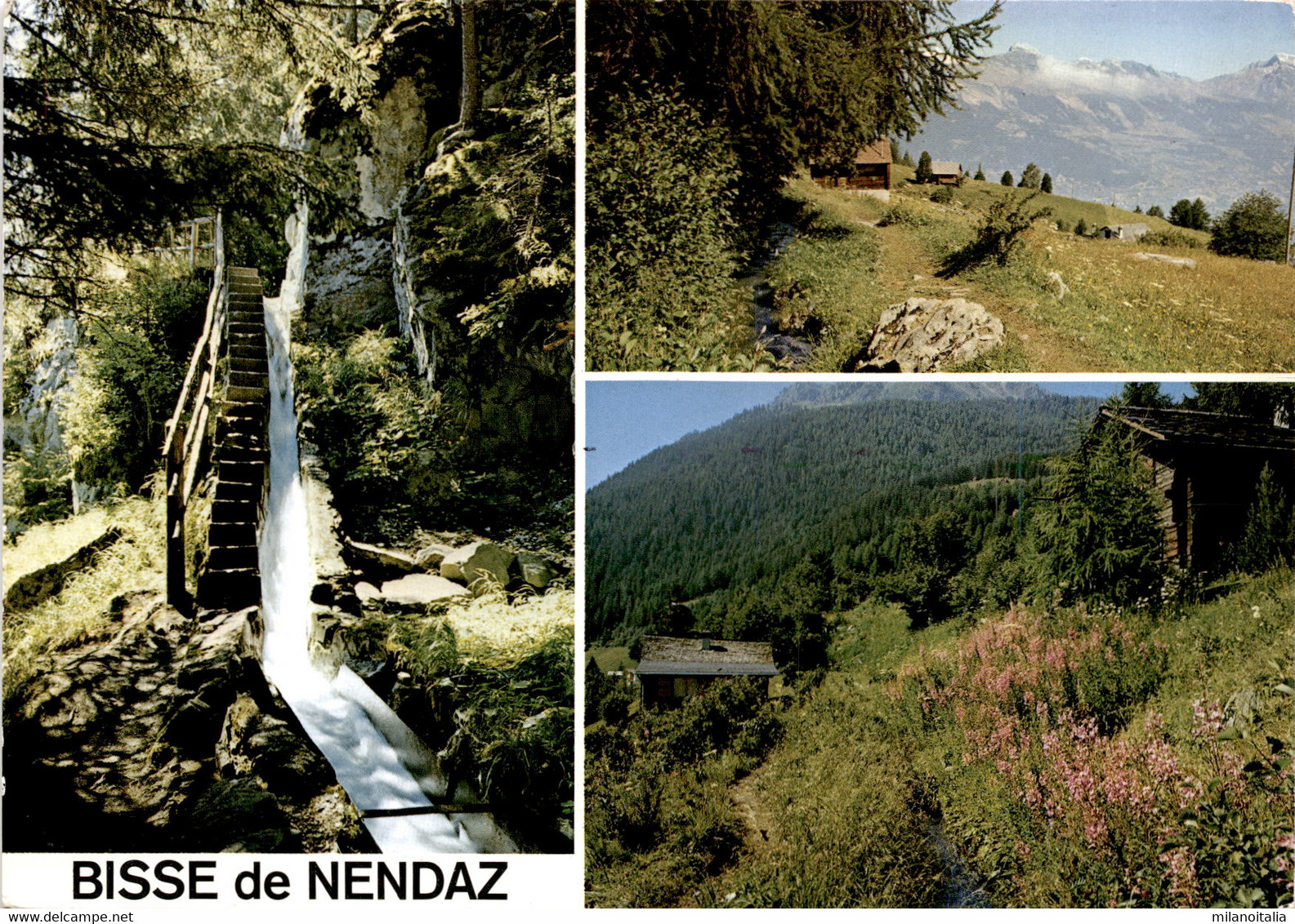 Bisse De Nendaz - 3 Bilder (46009) * 2. 7. 1984 - Nendaz