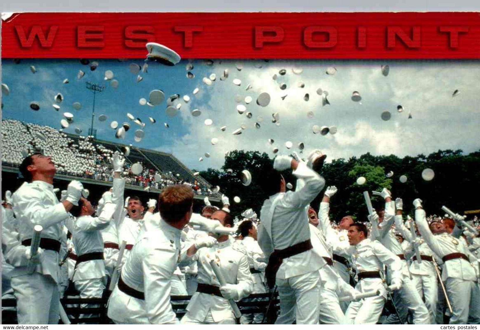 United States Military Academy WEST POINT NEW YORK The Traditional Throwing Of The White Caps - Onderwijs, Scholen En Universiteiten