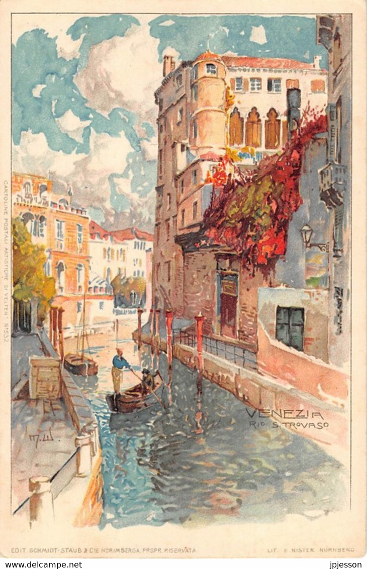 ILLUSTRATEUR - MANUEL WIELANDT - VENEZIA, RIO S. TROVASO - Wielandt, Manuel