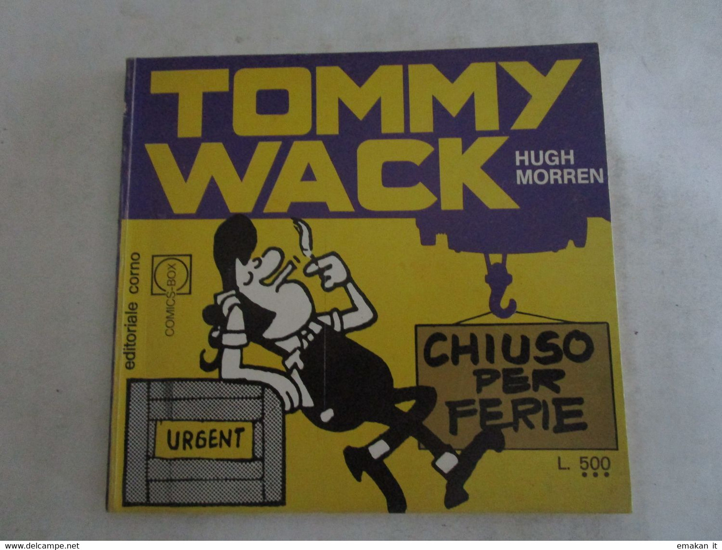 # TOMMY WACK N 24 / 1973 / COMICS BOX / CHIUSO PER FERIE - Erstauflagen