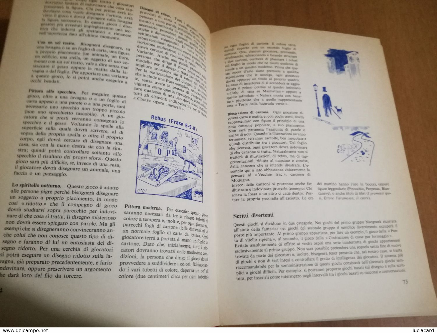 IL GRANDE LIBRO DEI GIOCHI -MONDADORI 1970 - Juegos