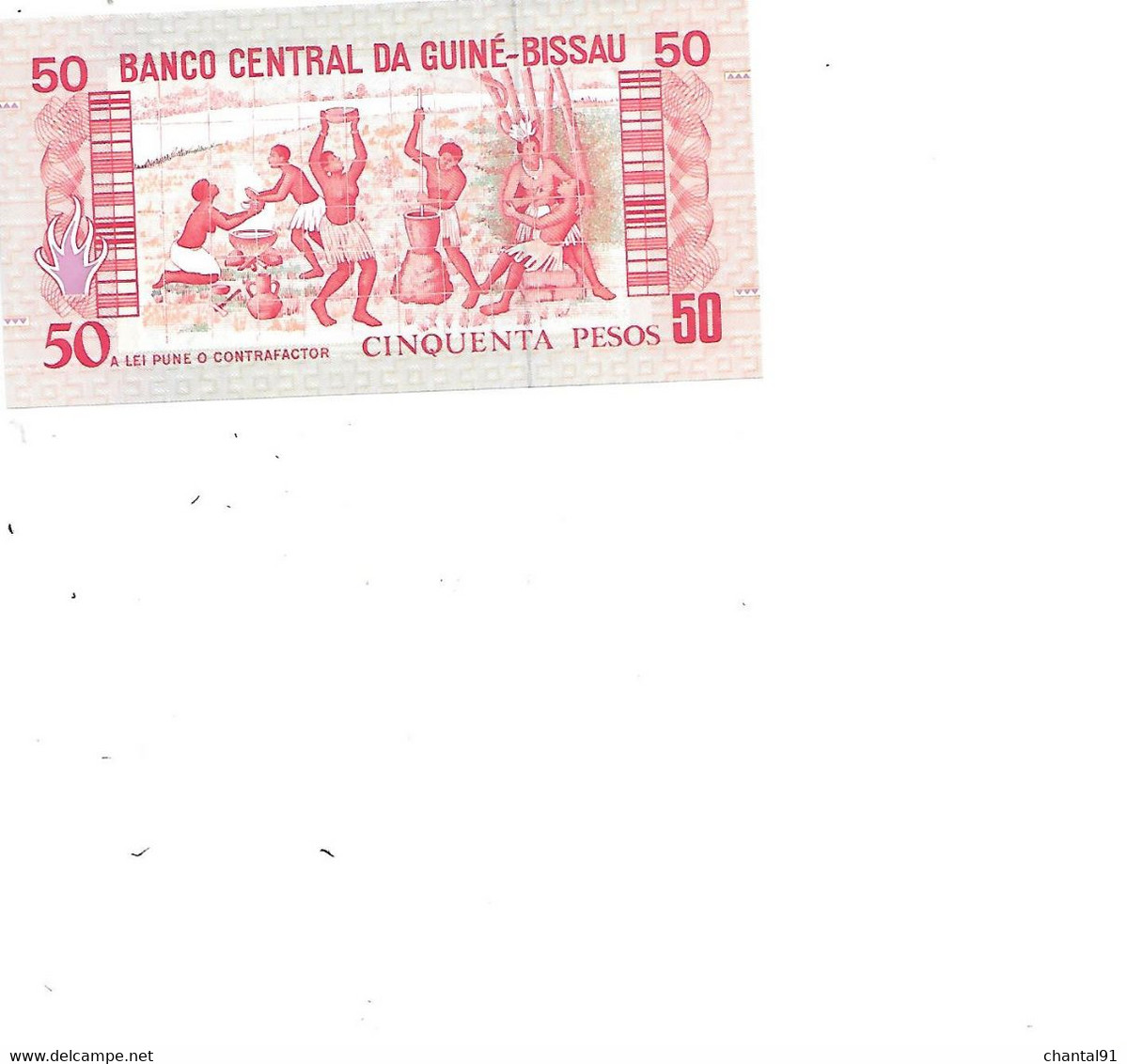 GUINEE BISSAU BILLET 50 PESOS PICK 10 - Guinea-Bissau