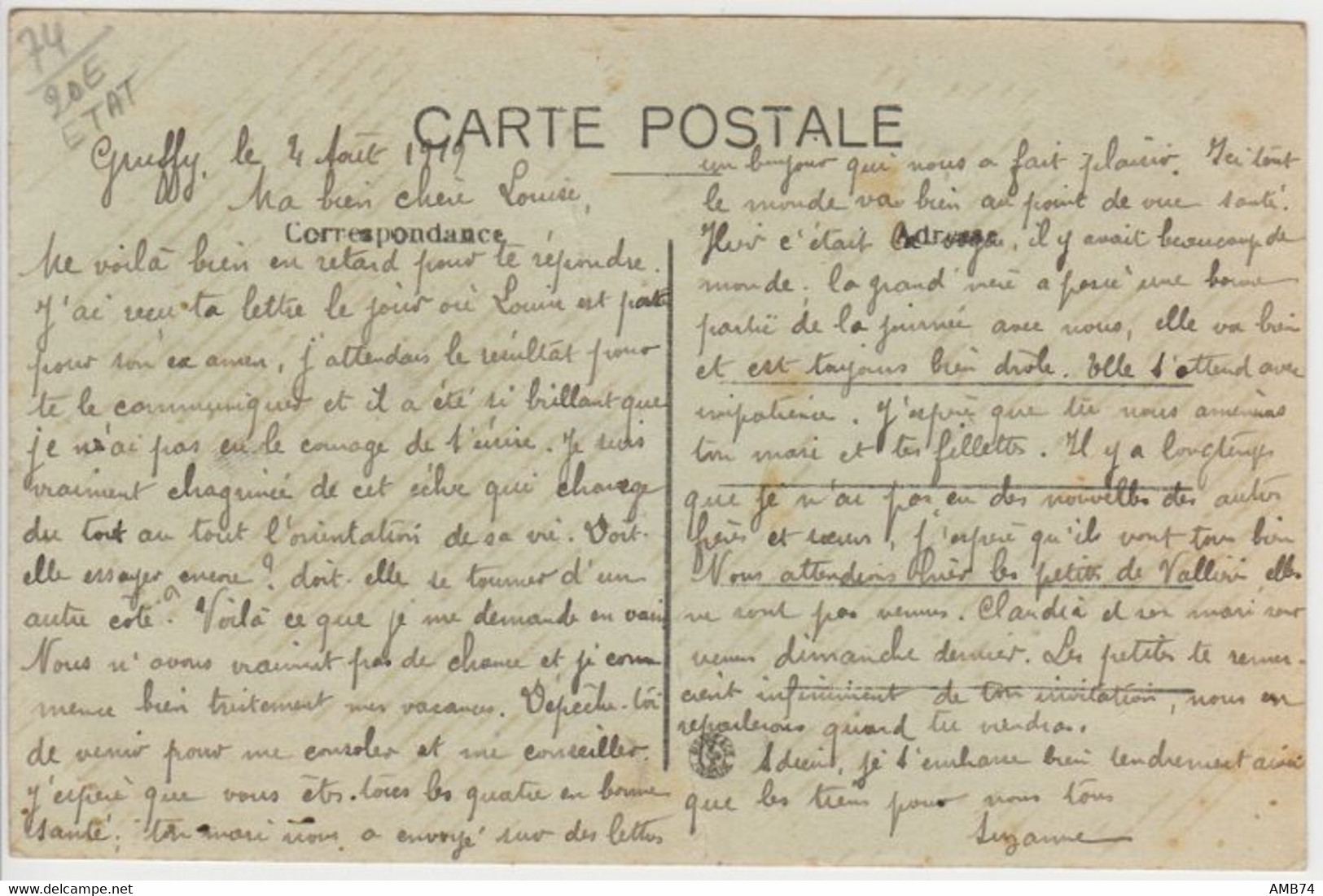 74-0018 - Carte Postale Haute Savoie (74) - ALBY SUR CHERAN - Place Du Marché - Alby-sur-Cheran