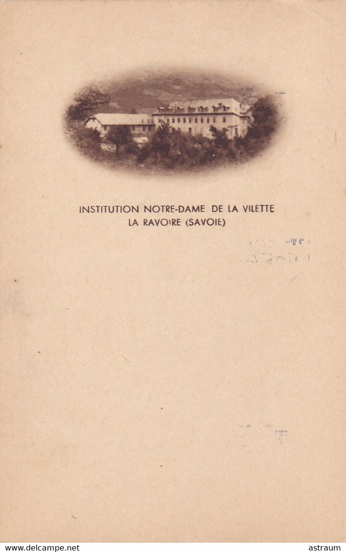 Cpa - 73 - La Ravoire --institution Notre Dame De La Villette - Edi Tourte Et Petitin - La Ravoire