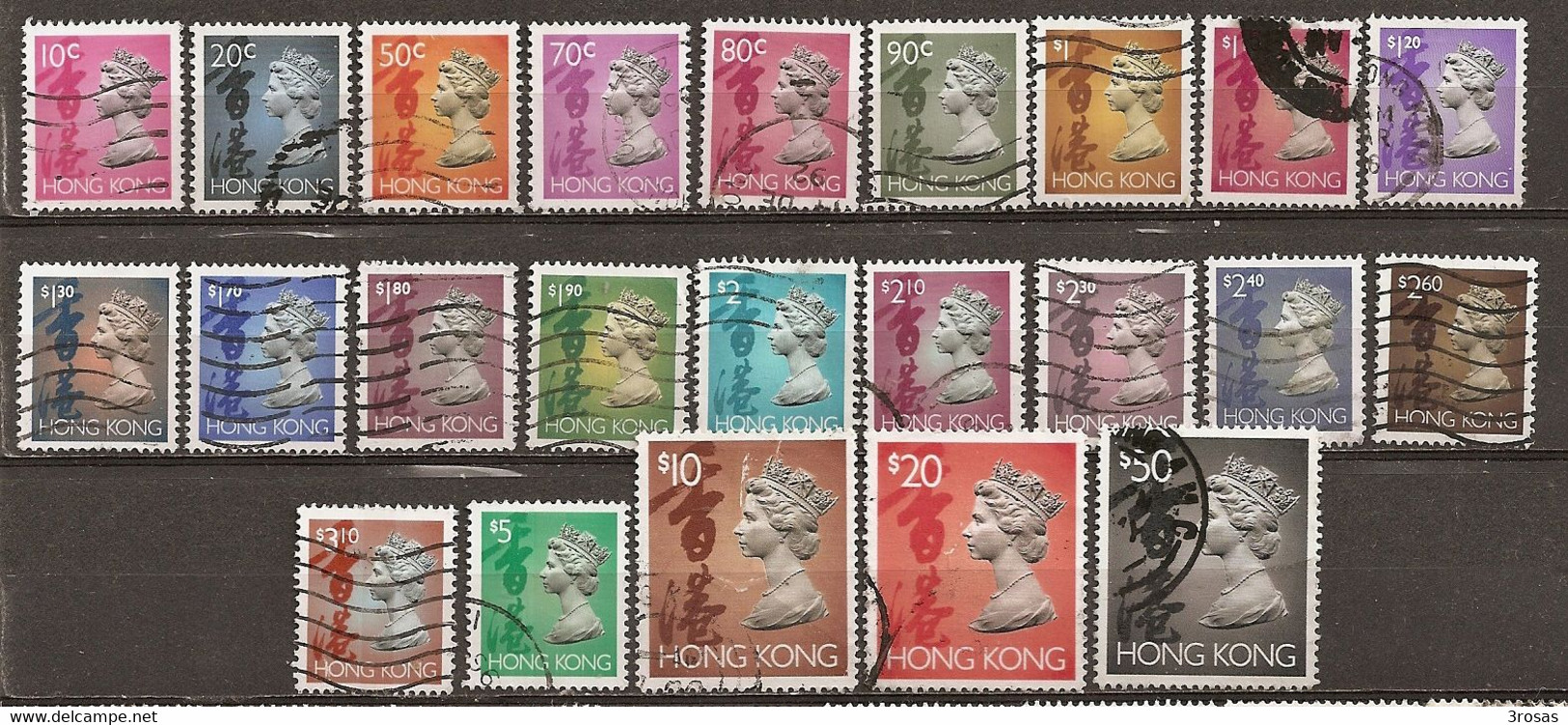 Hong Kong 1992 Franking Stamps Obl - Usati