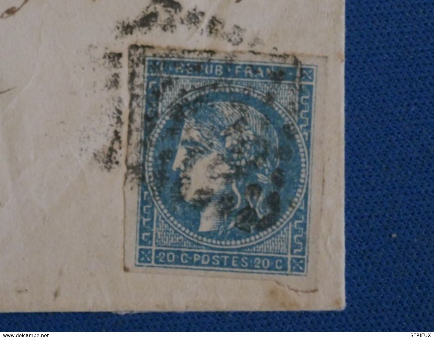 AH9 FRANCE BELLE LETTRE  1871 MONTAUBAN  POUR  BORDEAUX  + AFFRANCH. INTERESSANT - 1870 Emisión De Bordeaux