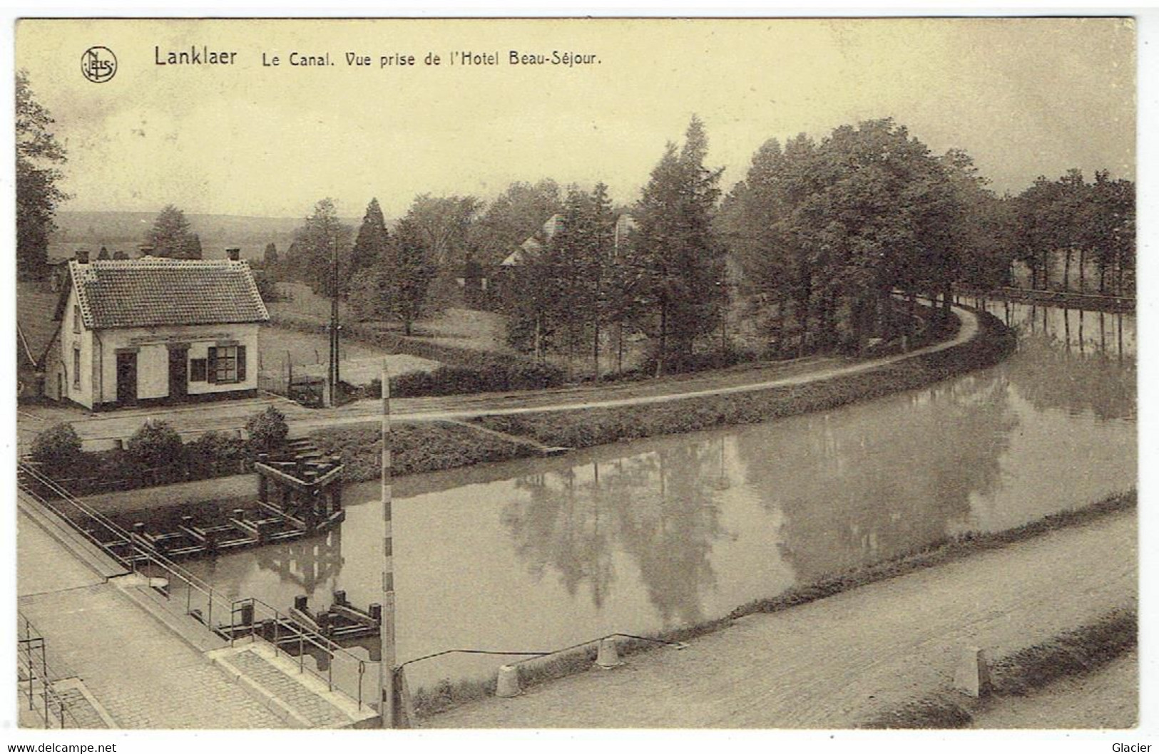 LANKLAER - Dilsen-Stokkem - Le Canal, Vue Prise De L' Hôtel Beau-Séjour - Dilsen-Stokkem