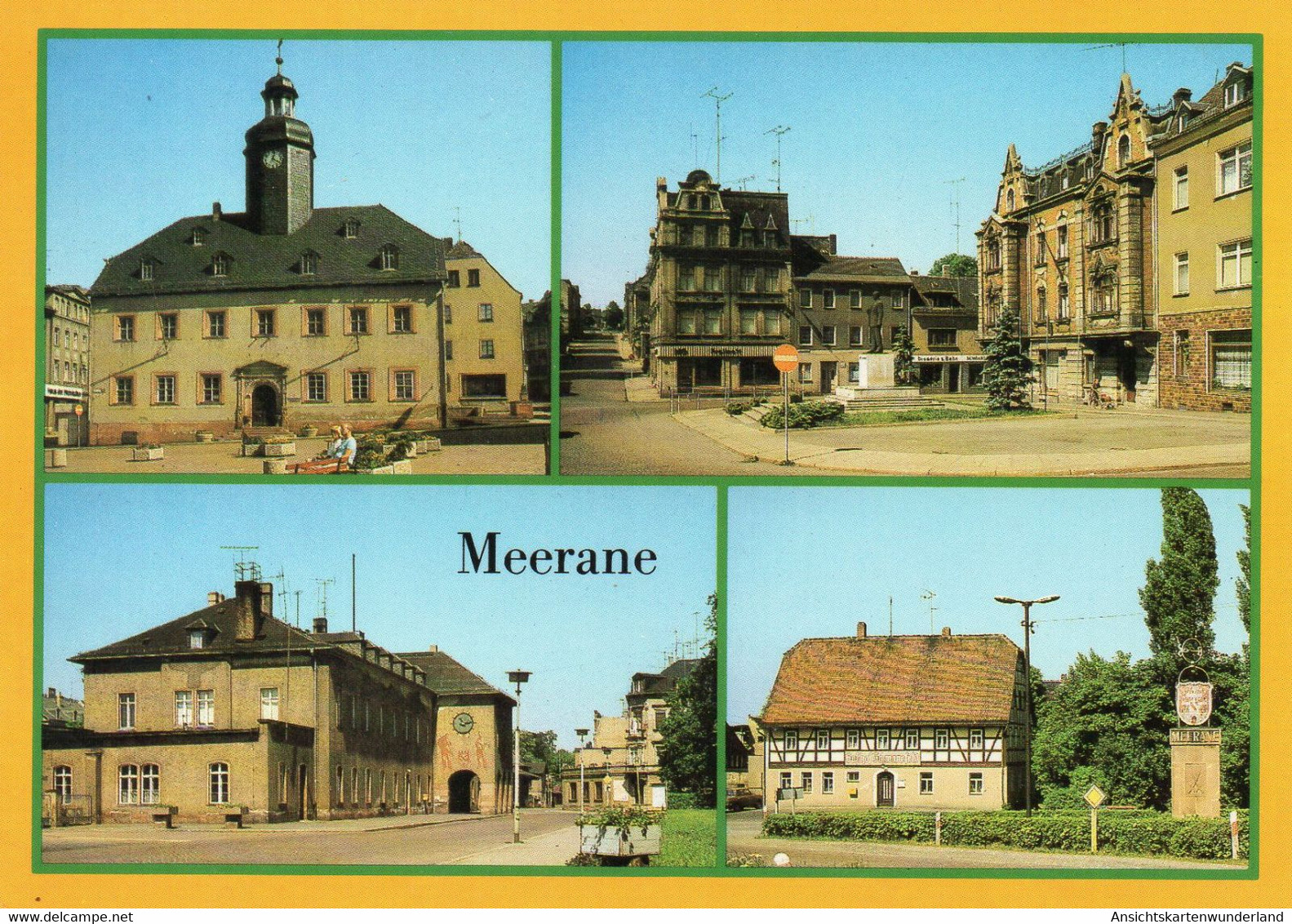 011185  Meerane - Mehrbildkarte - Meerane