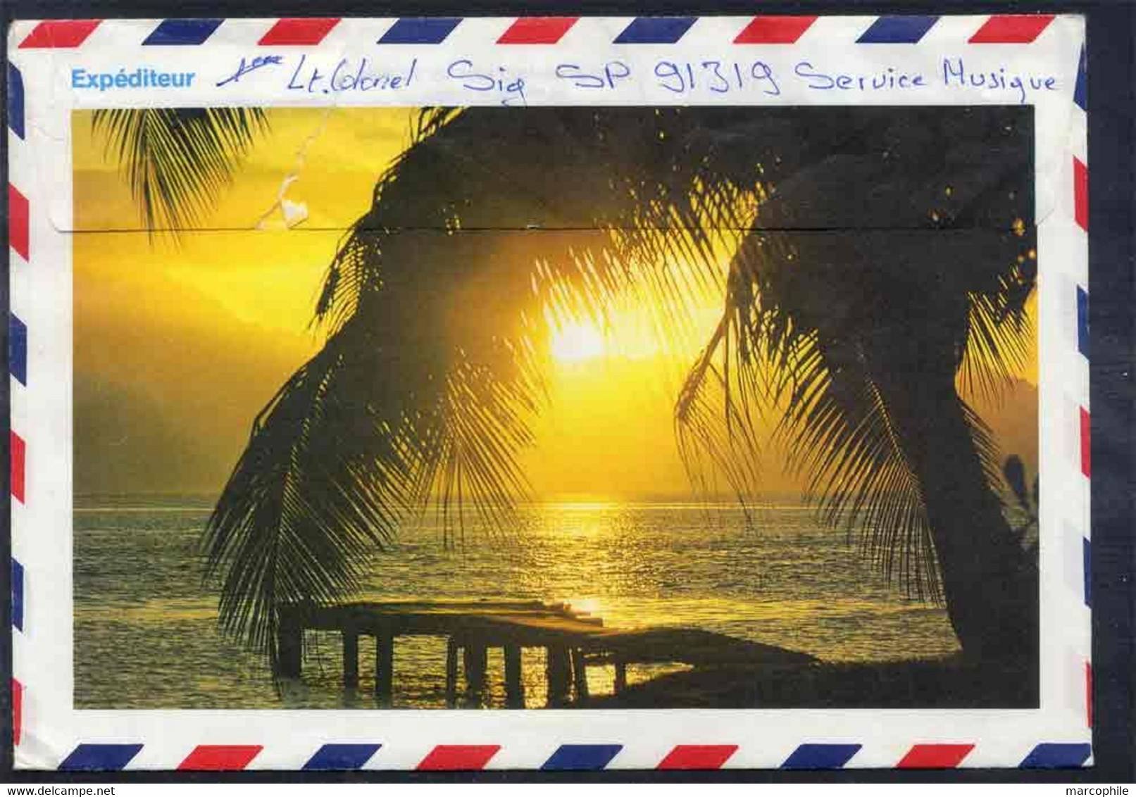 POLYNESIE - PAPEETE / 1989 LETTRE AVION POUR LA FRANCE (ref 8705) - Covers & Documents