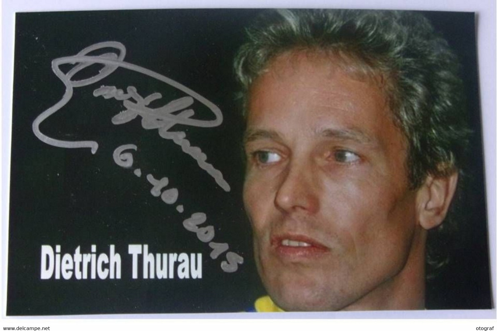 Dietrich THURAU - Signé / Dédicace Authentique / Autographe - Cyclisme