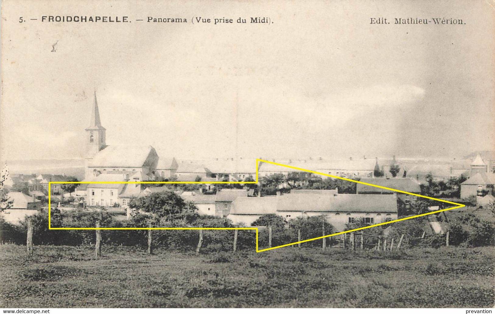 FROIDCHAPELLE - Panorama (Vue Prise Du Midi) - Carte Circulé - Froidchapelle