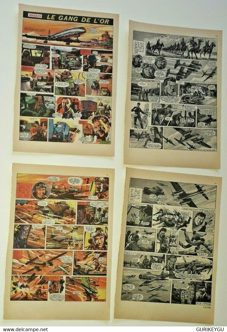 7 Pages Bd BIGGLES Le Gang De L'or 1963/1966 SAGE EO - Sagédition