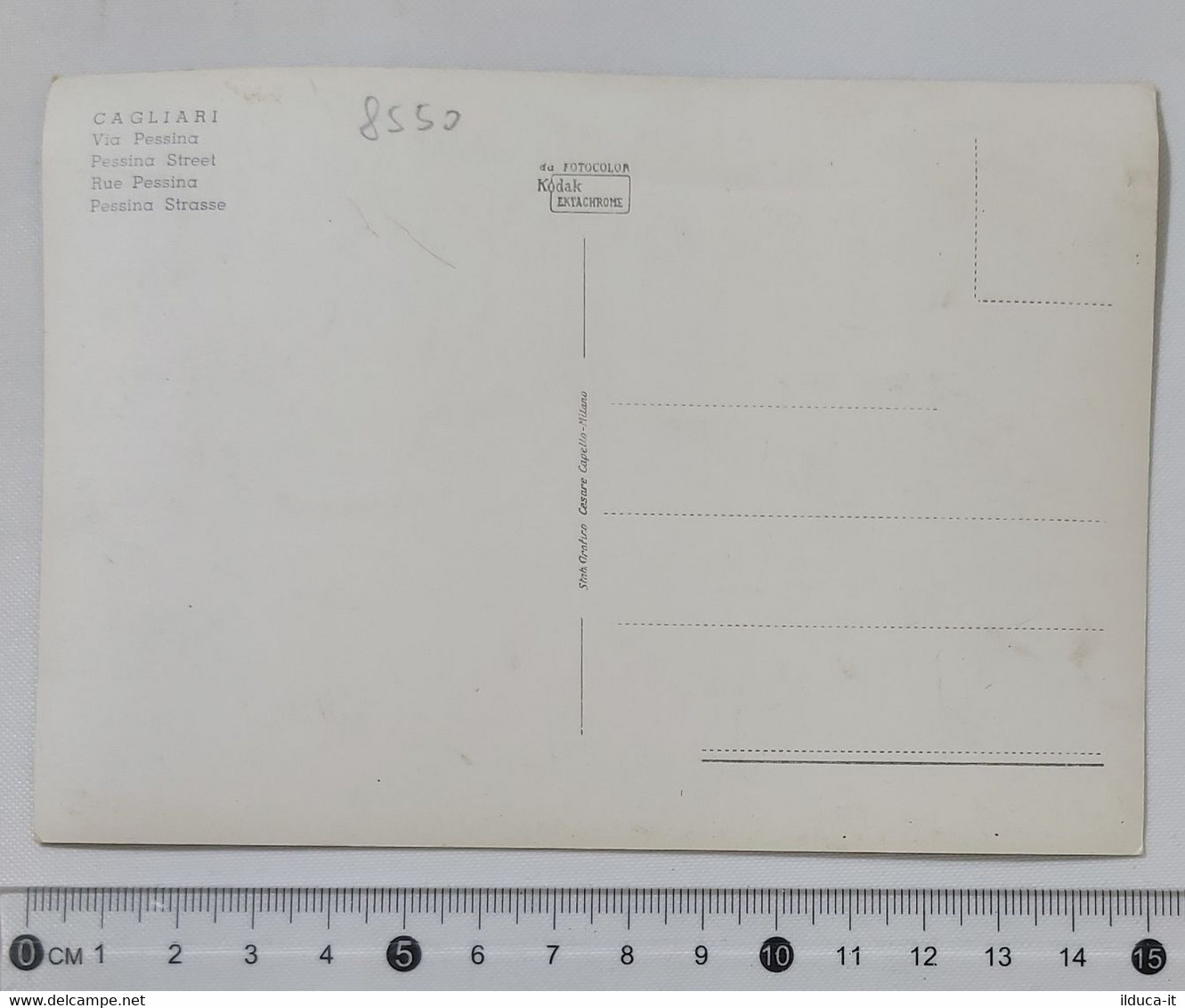 08550 Cartolina - Cagliari - Via Pessina - Cagliari